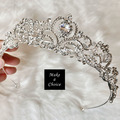 A250302【現貨】奢華感閃亮精緻銀色水鑽公主皇冠王冠。新娘飾品成年寫真生日派對_2 A250302【現貨】奢華感閃亮精緻銀色水鑽公主皇冠王冠。新娘飾品成年寫真生日派對_2