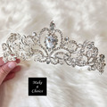 A250302【現貨】奢華感閃亮精緻銀色水鑽公主皇冠王冠。新娘飾品成年寫真生日派對_1 A250302【現貨】奢華感閃亮精緻銀色水鑽公主皇冠王冠。新娘飾品成年寫真生日派對_1