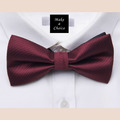 A200801【現貨】男士新郎伴郎領結西裝襯衫蝴蝶結紳士結婚【條紋紅酒色】贈胸花_6 A200801【現貨】男士新郎伴郎領結西裝襯衫蝴蝶結紳士結婚【條紋紅酒色】贈胸花_6