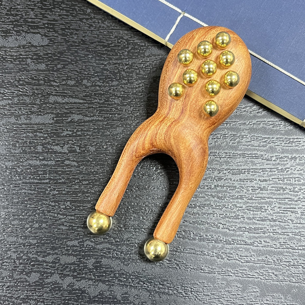 黄铜 花梨木小青蛙按摩器 脸面部筋膜提升拉眼部鼻梁美容护理 黄铜 花梨木小青蛙按摩器 脸面部筋膜提升拉眼部鼻梁美容护理