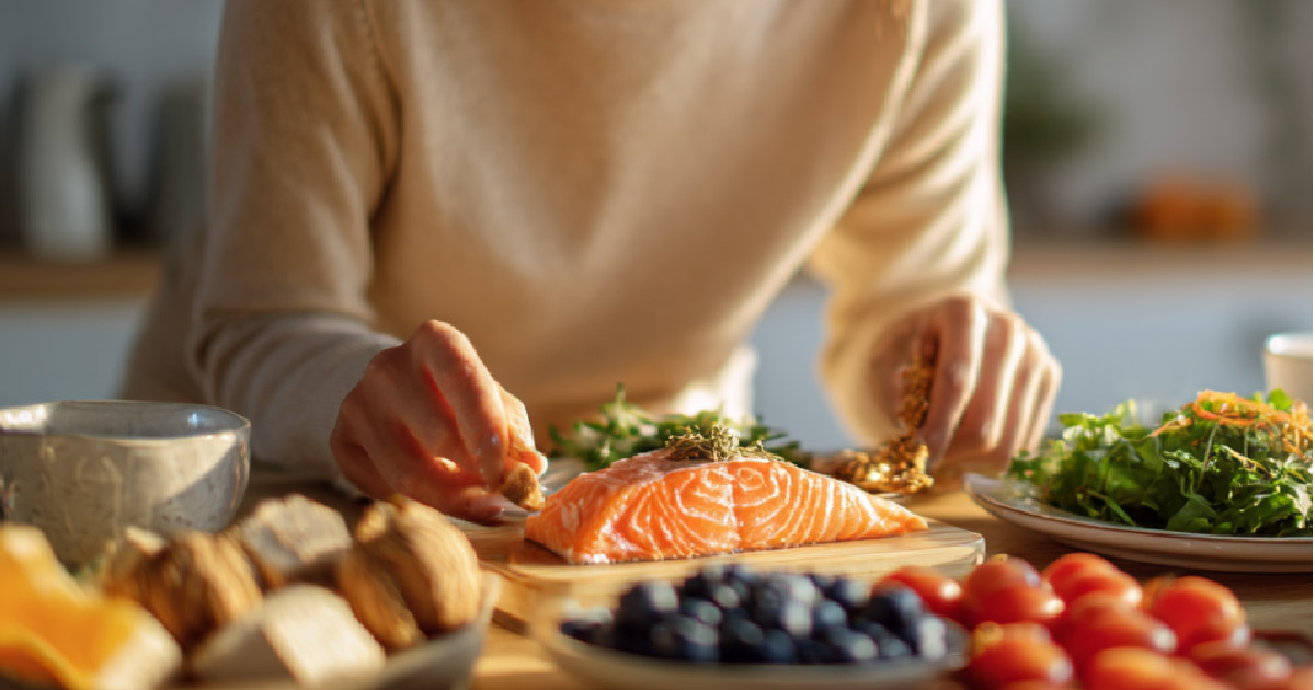 示意圖:有助記憶力與大腦的營養食物