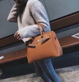 出清無退換|韓版質感凱莉包手提肩背包 出清無退換|韓版質感凱莉包手提肩背包