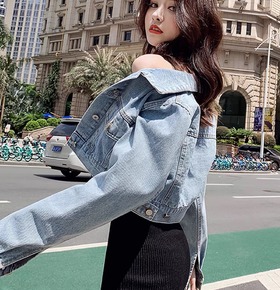 出清無退換|韓版短版牛仔外套 出清無退換|韓版短版牛仔外套