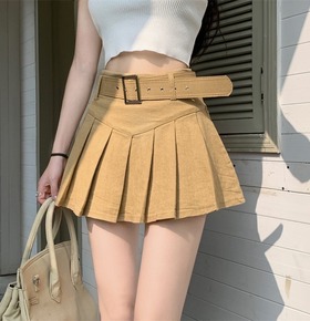 現貨無退換|個性辣妹高腰百褶裙 現貨無退換|個性辣妹高腰百褶裙