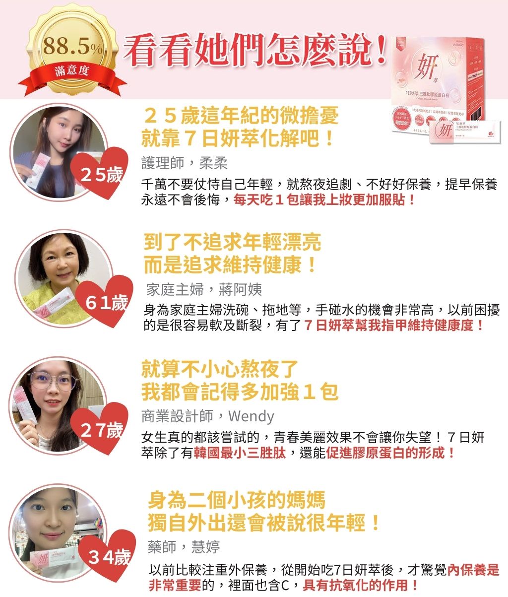 7日妍萃好評推薦