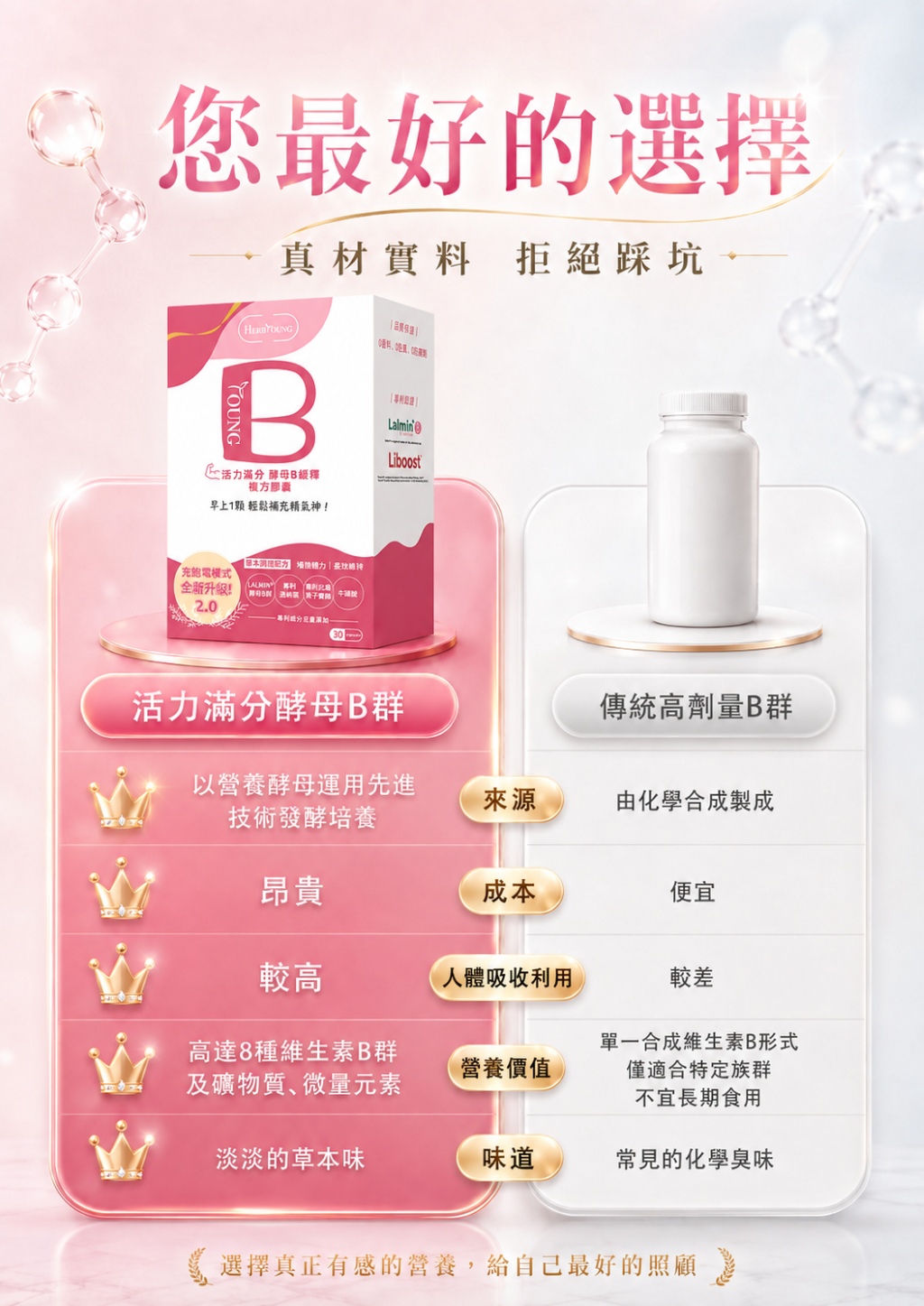 B群最好的選擇,真材實料,活力滿分2.0酵母B群