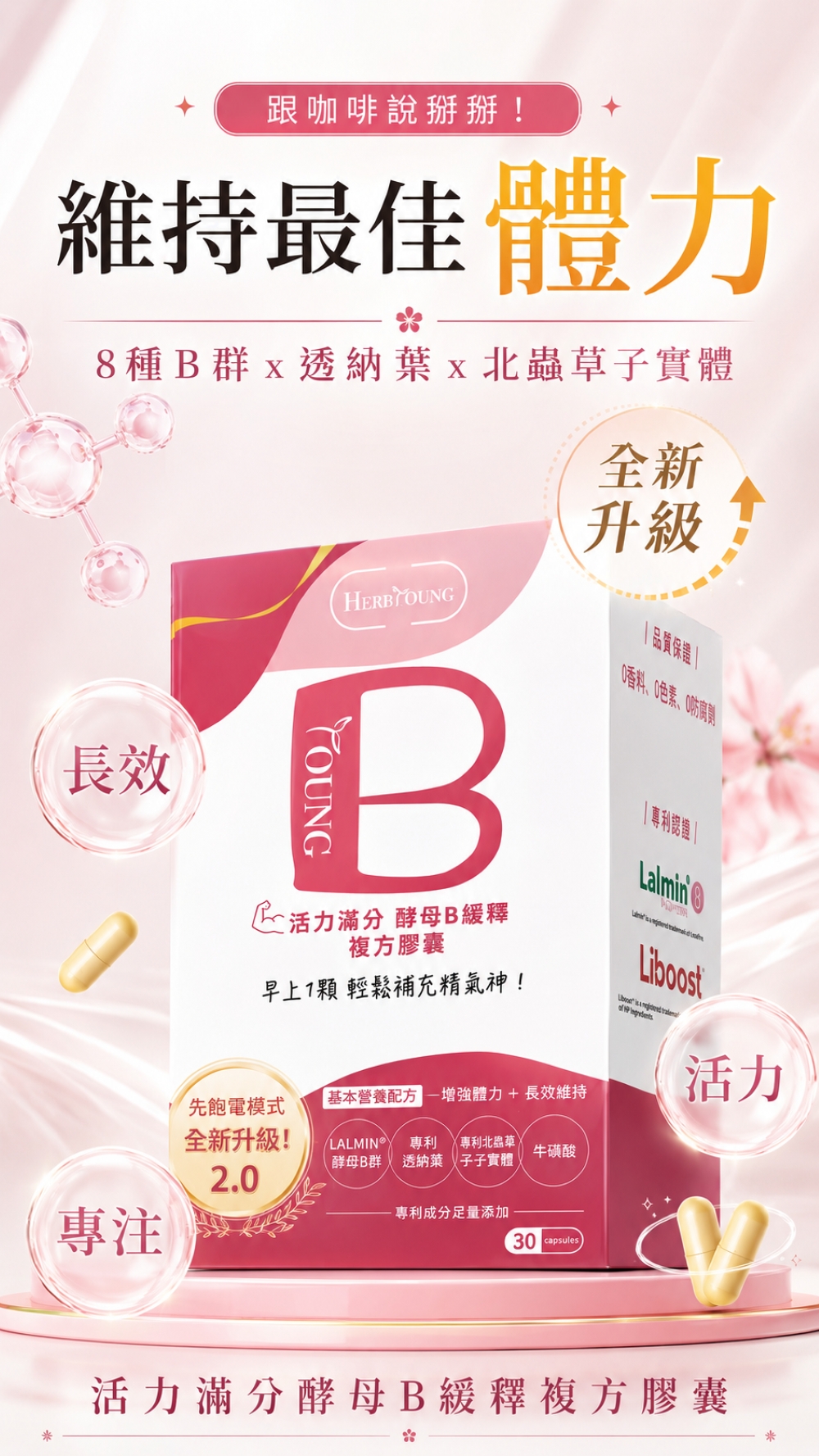 活力滿分2.0酵母b群,維持你一整天活力