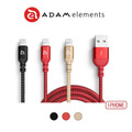 【Adam 亞果元素】PeAk III 金屬編織傳輸線 USB-A to Lightning 【Adam 亞果元素】PeAk III 金屬編織傳輸線 USB-A to Lightning
