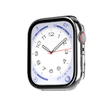 【MAGEASY】Hybrid 9H 鋼化玻璃雙料 手錶保護殼_Apple Watch 9/8/7 (45 mm)_透明/鈦色/午夜色/銀色_14 【MAGEASY】Hybrid 9H 鋼化玻璃雙料 手錶保護殼_Apple Watch 9/8/7 (45 mm)_透明/鈦色/午夜色/銀色_14