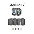 【MAGEASY】Modern Hybrid 9H鋼化玻璃鋁合金 手錶保護殼 Apple Watch 9/8/7(41 mm) 【MAGEASY】Modern Hybrid 9H鋼化玻璃鋁合金 手錶保護殼 Apple Watch 9/8/7(41 mm)