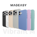 【MAGEASY】Vibrant M iPhone 16 系列 UV彈性塗料 超軍規防摔手機殼(支援MagSafe) 防指紋 防塵 掛片卡槽 【MAGEASY】Vibrant M iPhone 16 系列 UV彈性塗料 超軍規防摔手機殼(支援MagSafe) 防指紋 防塵 掛片卡槽