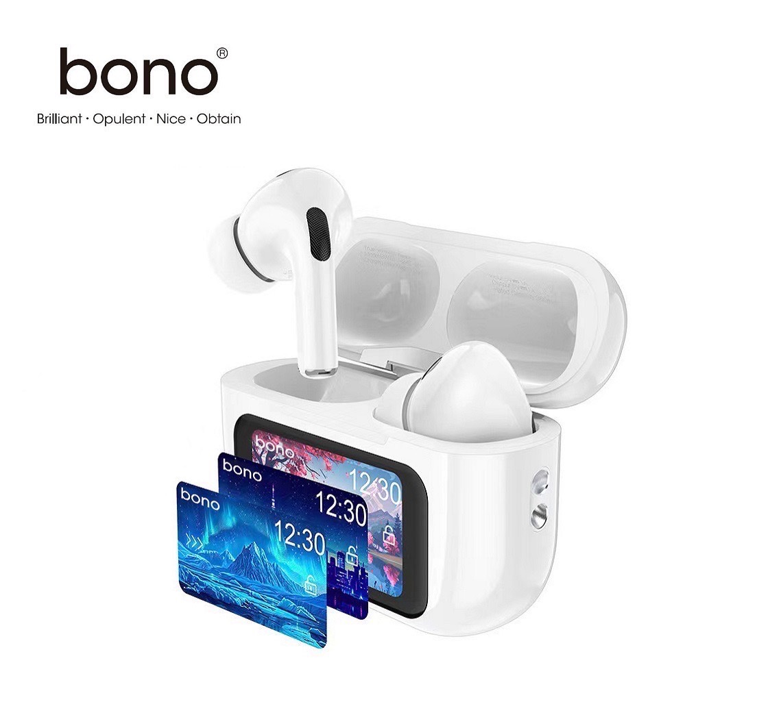【bono】 BH-911 真無線抗噪藍牙耳機 白色