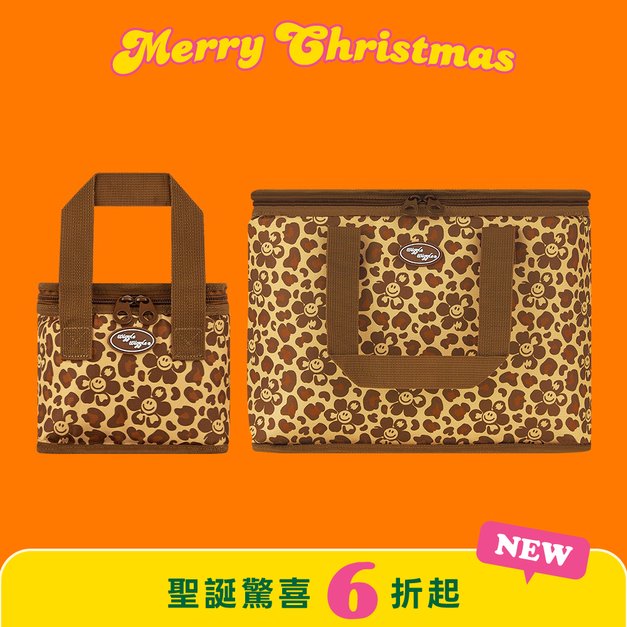 保冷袋(L)-豹紋小花 保冷袋(L)-豹紋小花