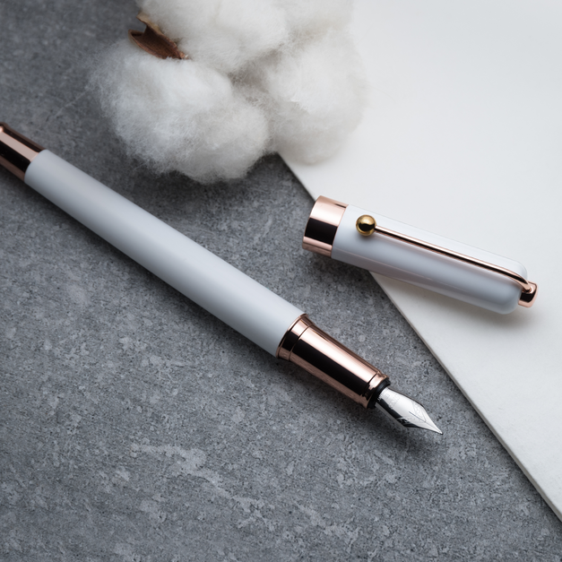 RS-705 原點系列鋼筆(白亮玫瑰金) RS-705 原點系列鋼筆(白亮玫瑰金)
