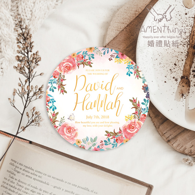 客製新人專屬質感婚禮貼紙№DP008┊多尺寸 雙喜貼紙 婚禮貼紙 結婚貼紙 喜帖貼紙 信封貼紙 封口貼紙 喜米貼紙 紅包貼紙 裝飾貼紙 婚禮小物 伴手禮貼紙|AMENThings