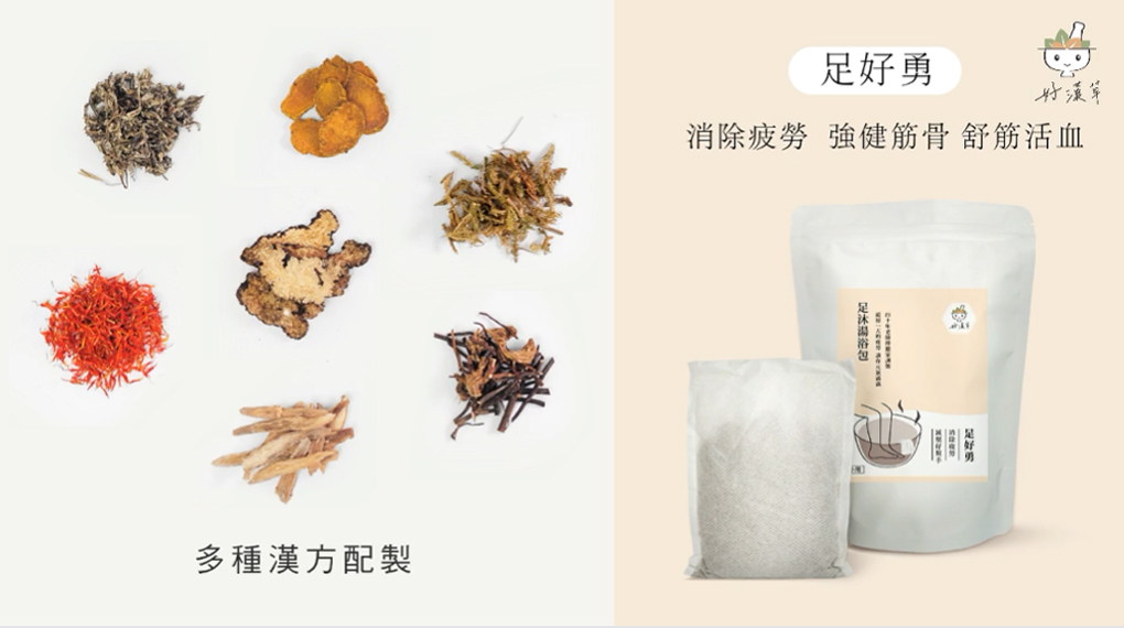 好漢草-足沐湯浴包-足好勇