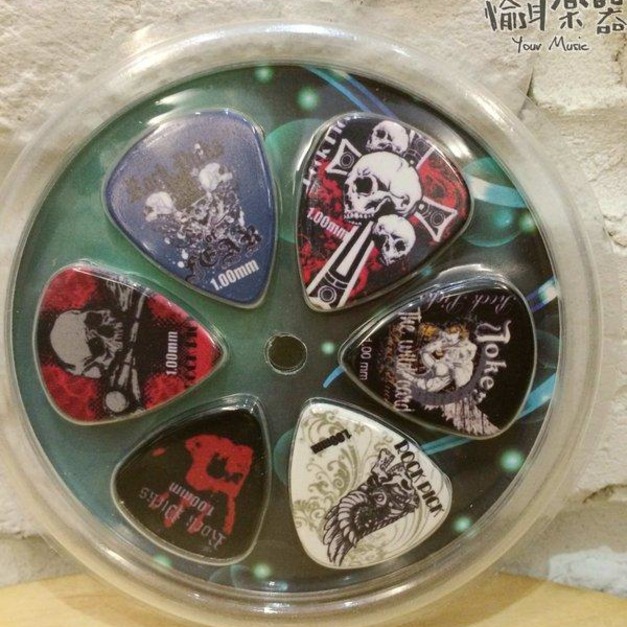 ♪ Your Music 愉耳樂器 ♪吉他匹克 PICK 套裝組 6片裝 搖滾 ROCK PEACE 音樂 嬉皮 A組 ♪ Your Music 愉耳樂器 ♪吉他匹克 PICK 套裝組 6片裝 搖滾 ROCK PEACE 音樂 嬉皮 A組