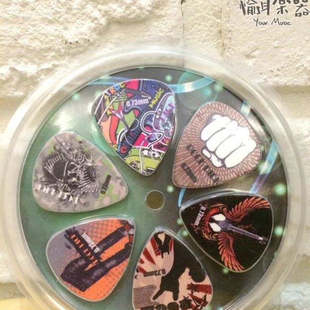 ♪ Your Music 愉耳樂器 ♪吉他匹克 PICK 套裝組 6片裝 搖滾 ROCK PEACE 音樂 嬉皮 E組 ♪ Your Music 愉耳樂器 ♪吉他匹克 PICK 套裝組 6片裝 搖滾 ROCK PEACE 音樂 嬉皮 E組