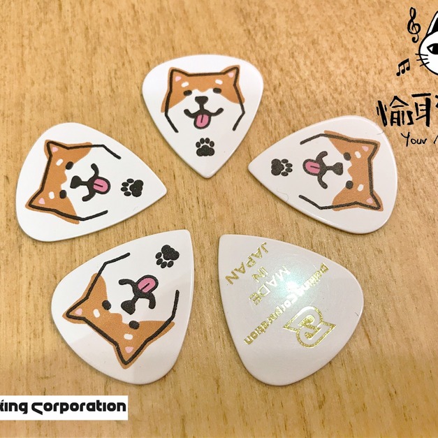 ♪ Your Music 愉耳樂器♪日本Daikingcorporation可愛動物造型匹克 柴犬淚滴型 ♪ Your Music 愉耳樂器♪日本Daikingcorporation可愛動物造型匹克 柴犬淚滴型