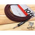 ♪ Your Music 愉耳樂器♪ Fender Professional 系列 雙直頭 吉他貝斯導線紅色編織10呎雙直_1 ♪ Your Music 愉耳樂器♪ Fender Professional 系列 雙直頭 吉他貝斯導線紅色編織10呎雙直_1