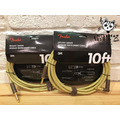 ♪Your Music 愉耳樂器♪Fender Deluxe 10呎 黑黃色斜紋 一直一L頭 吉他 貝斯 導線 編織皮 ♪Your Music 愉耳樂器♪Fender Deluxe 10呎 黑黃色斜紋 一直一L頭 吉他 貝斯 導線 編織皮