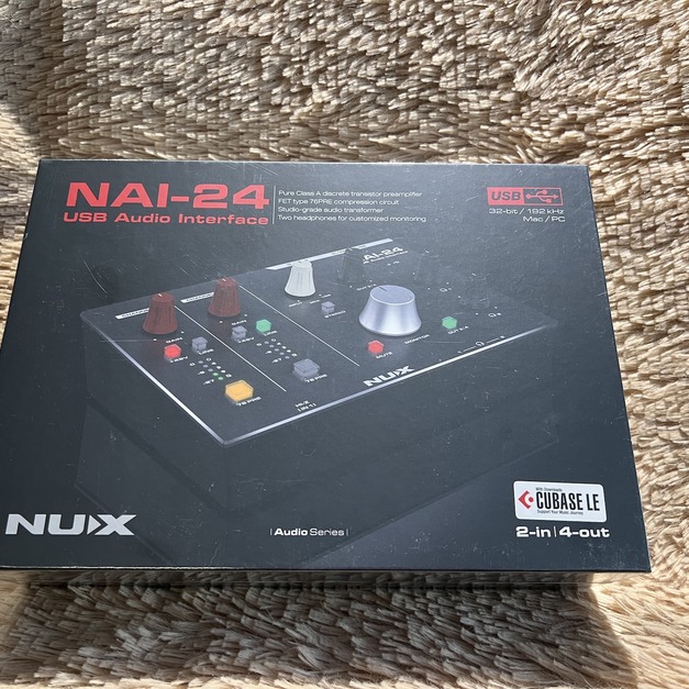 ♪ Your Music 愉耳樂器♪NUX NAI-24 錄音介面 ♪ Your Music 愉耳樂器♪NUX NAI-24 錄音介面