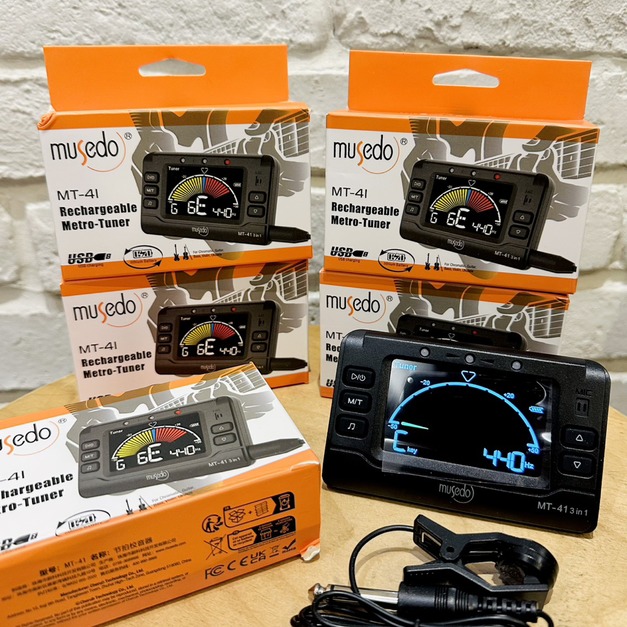 ♪ Your Music 愉耳樂器♪ Musedo MT-41 USB充電式 節拍器+調音器+定音器 三合一 校音器 鋼琴 吉他 烏克麗麗 爵士鼓 mt41 - 標價為單一個 ♪ Your Music 愉耳樂器♪ Musedo MT-41 USB充電式 節拍器+調音器+定音器 三合一 校音器 鋼琴 吉他 烏克麗麗 爵士鼓 mt41 - 標價為單一個