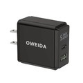 Oweida 20W PD+QC3.0智慧型液晶電源顯示充電器_1 Oweida 20W PD+QC3.0智慧型液晶電源顯示充電器_1