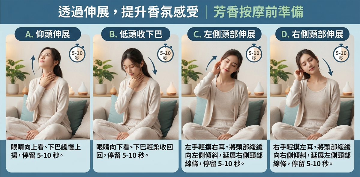 透過伸展,提升香氛感受