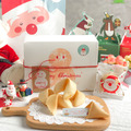 聖超商取貨免運 誕雪人禮盒 客製化幸運籤餅 牛奶風味_3