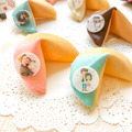 婚禮小物 可食用客製化照片logo影像幸運籤餅 多款顏色巧克力搭配 FORTUNE COOKIES