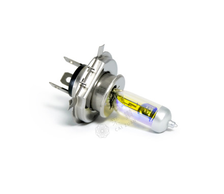 H4 兩鎢絲石英燈 黃金光 (卡)