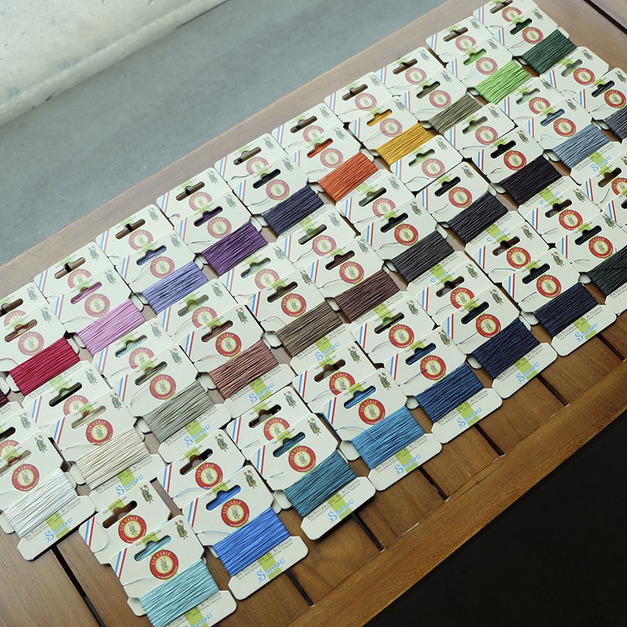 法國 sajou 法薩林 亞麻線系列  1線卡總長為1000公分裝  共44色