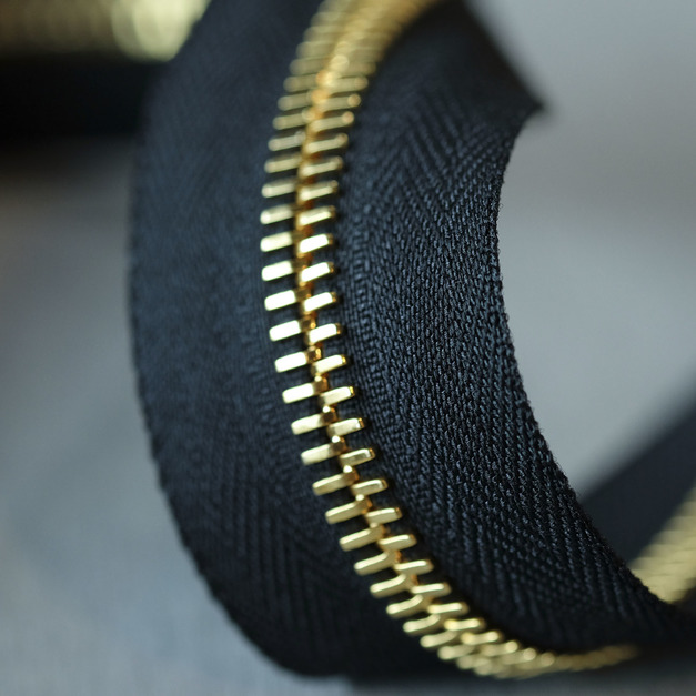 義大利 RACCAGNI 拉鍊 SUPER R系列 1CM 金色 可單雙向使用 #072