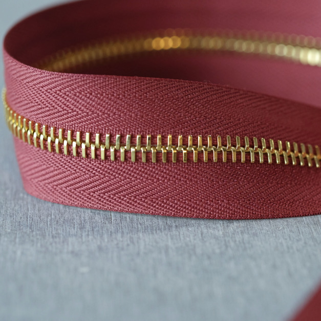 義大利 RACCAGNI 拉鍊 SUPER R系列 1CM 金色 可單雙向使用 #900