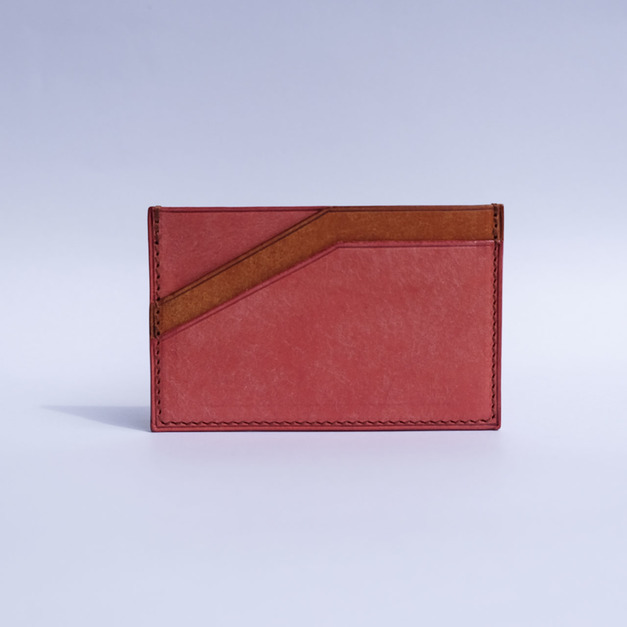 雙色 名片/卡片/票卡套 蜜桃粉