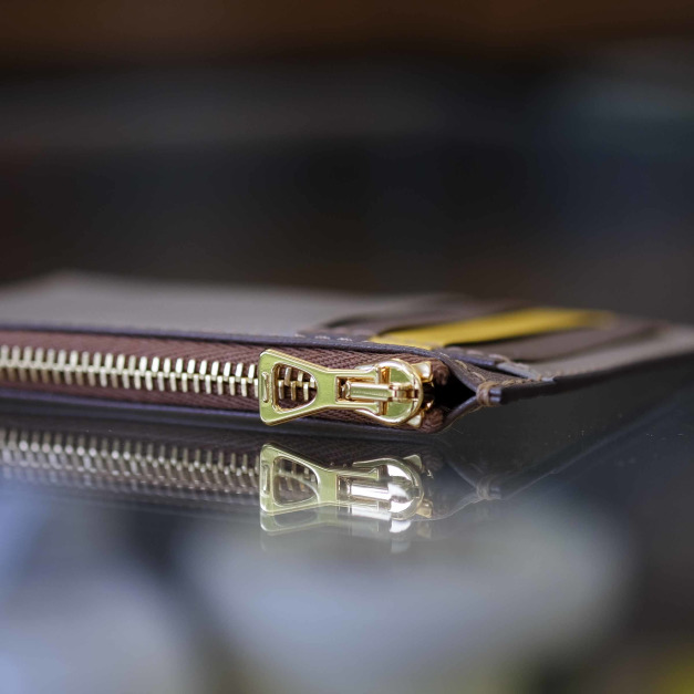 義大利 RACCAGNI 拉鍊頭#104 有自動煞車 金色