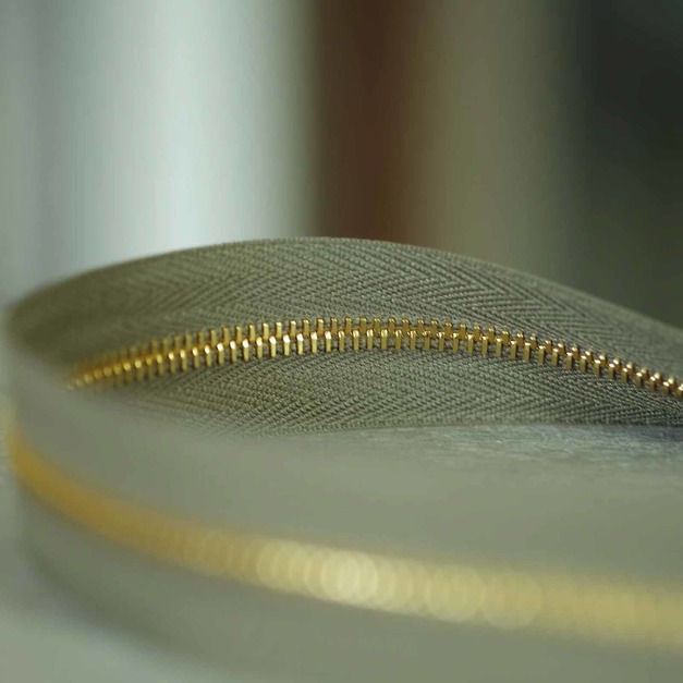 義大利 RACCAGNI 拉鍊 SUPER R系列 1CM 金色 可單雙向使用 #762