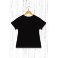 素面空白T-童裝-黑_1