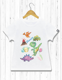 大恐龍手繪T 童裝