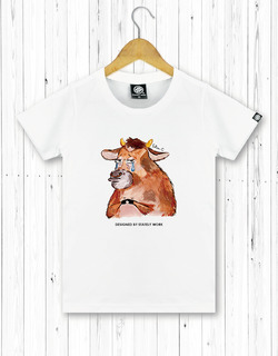 厭世生肖 牛 女T恤