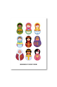 俄羅斯娃娃 明信片
