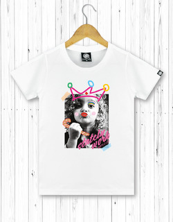 小女王照片 T-女T恤 黑白二色