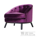【出清特賣】複刻版經典沙發設計師愛用單人沙發~璀璨紫金(1053)_1