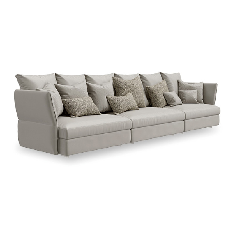 三人座沙發/頂級甩紋皮沙發  (S3026)