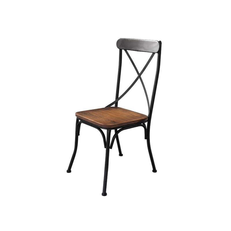 法國復古LOFT工業風餐椅 (YJ-303)