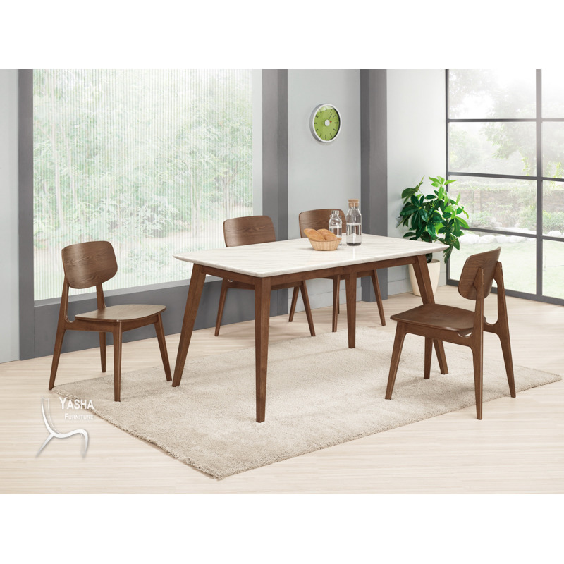 C2127 981-2 魯伯德4.6尺原石餐桌