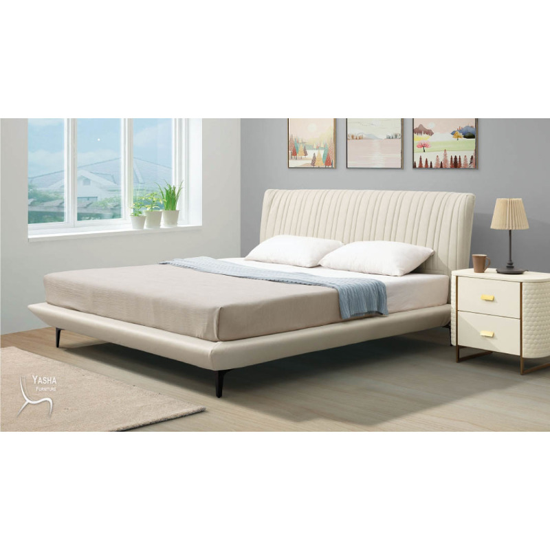 B4-01  莫內5尺床台 (MJ608)(科技布)