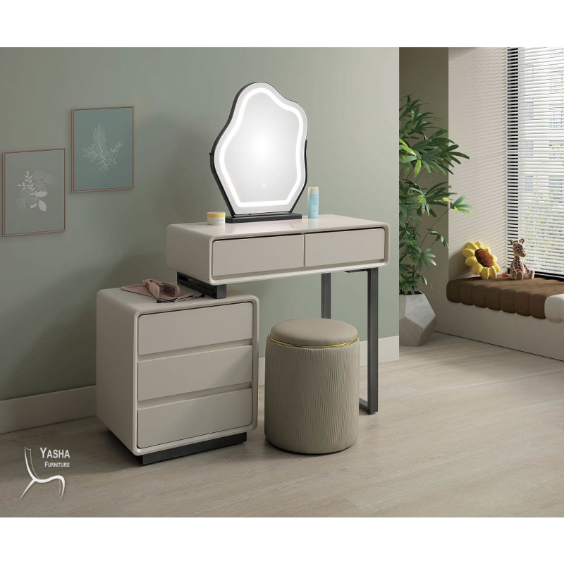 B24-06 艾琳2.7尺伸縮鏡台 (含椅)(80)