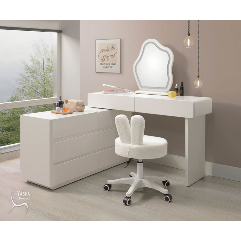  B23-03 貝蒂爾4尺伸縮鏡台組 (含椅)(1655)